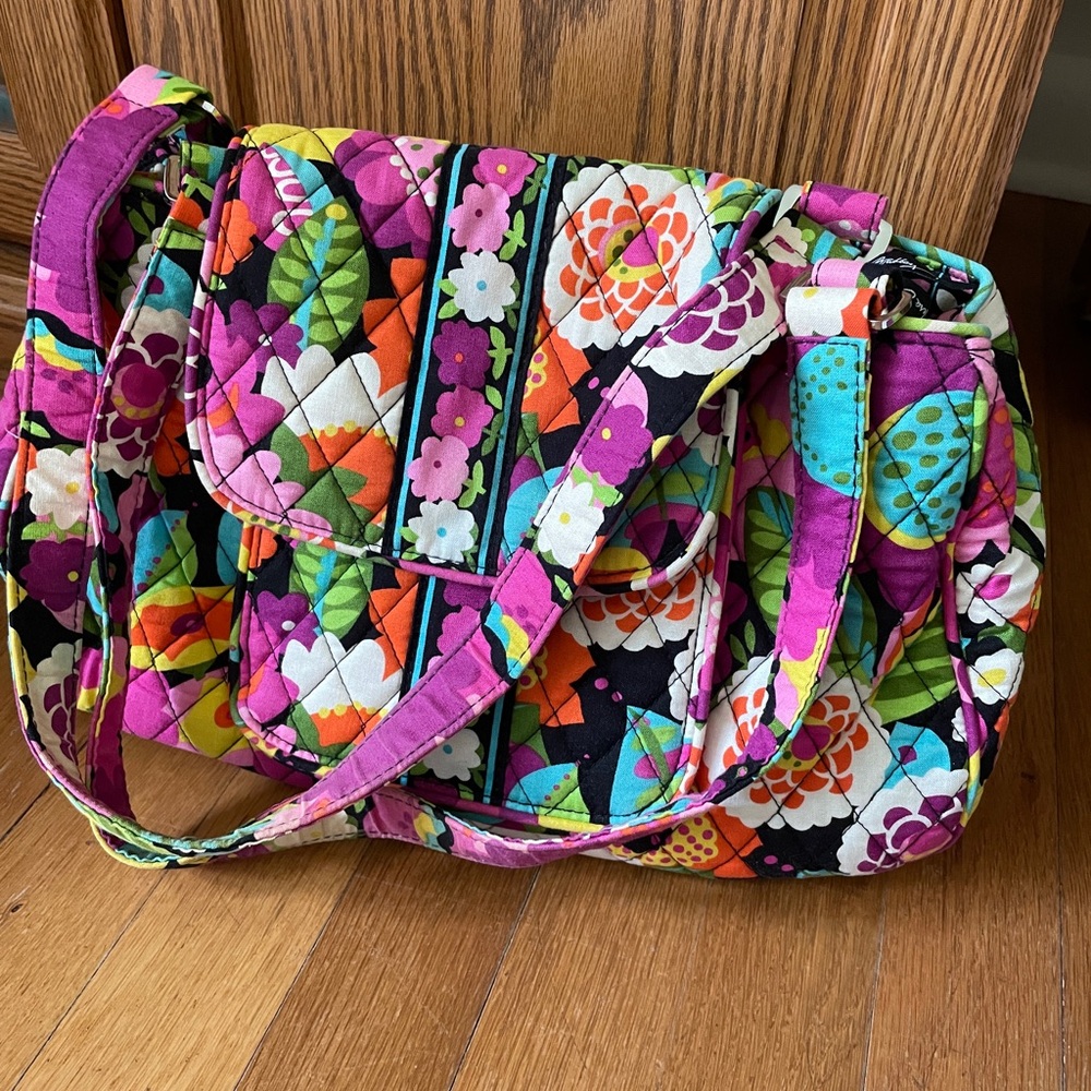 Colorful Floral Women's Bag Vera Bradley Va Va Bloom